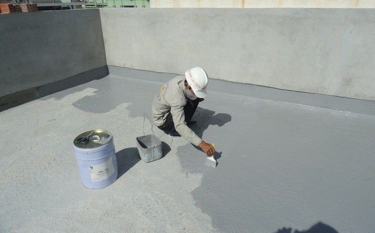 Thi công chống thấm sàn mái 