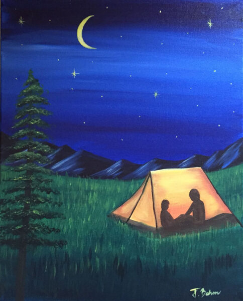 Vẽ trang trí lều trại lớp 8 đẹp nhất